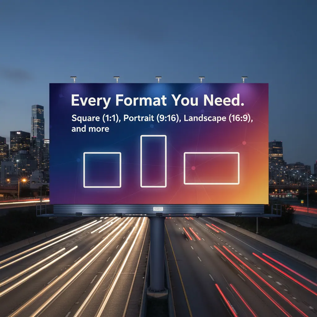Nano Banana Pro AI image formats from square to ultrawide