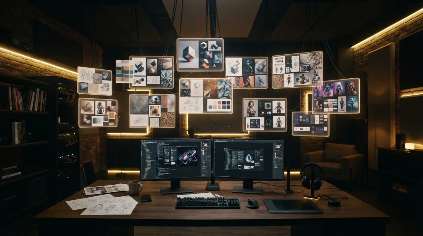 Hero-Hintergrund eines schnellen Kreativstudios für Nano Banana 2 Lite